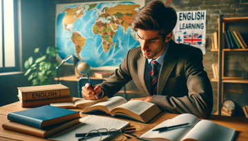 dall·e_2024-03-10_17.05.09_-_create_a_realistic_photograph_of_a_person_learning_english,_showing_them_sitting_at_a_desk_with_an_open_english_textbook,_notebook,_and_a_pen_in_hand.png